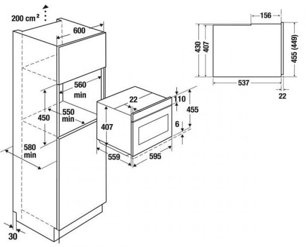 Компактный духовой шкаф с паром Kuppersbusch CBD 6550.0 G7 Copper (preview 4)