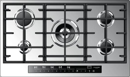 Варочная панель Fulgor Milano CPH 905 G WK TC X (preview 1)