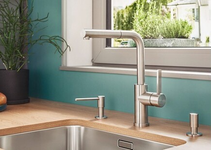 Мойка Blanco Solis 500-U нержавеющая сталь полированная клапан-автомат InFino 526122 (preview 9)