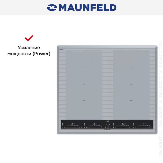 Индукционная варочная панель Maunfeld CVI594SF2MBL LUX Inverter (preview 8)
