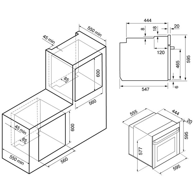 Духовой шкаф KRONA ELEMENT plus 60 WH (preview 19)