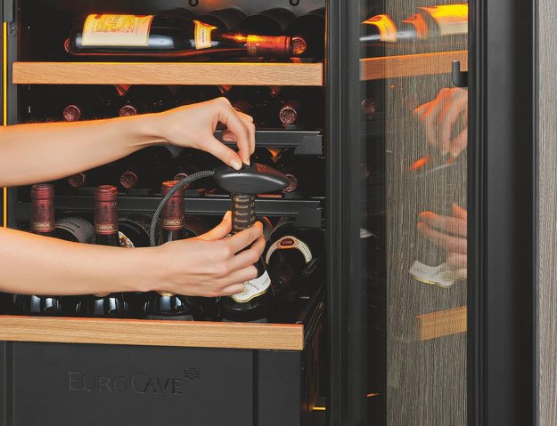 Встраиваемый двухтемпературный винный шкаф EuroCave D-INSP-M I-090022-M (preview 3)