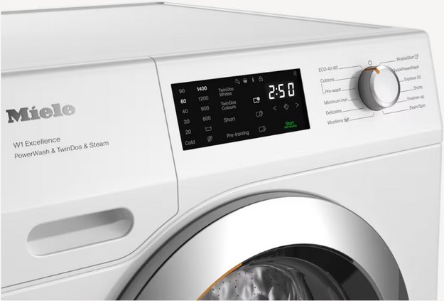 Стиральная машина Miele WEG895WCS на английском языке (preview 2)