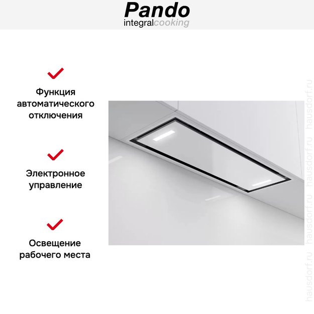 Встраиваемая вытяжка Pando NCR/52 IX-CR.BLANCO V.850 SEC (preview 5)