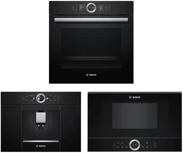 Bosch (духовой шкаф HSG636BB1 + кофемашина CTL636EB6 + микроволновая печь BFR634GB1) (preview 1)