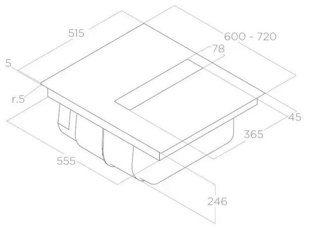 Варочная панель с вытяжкой Elica NIKOLATESLA FIT BL/A/72 (preview 7)