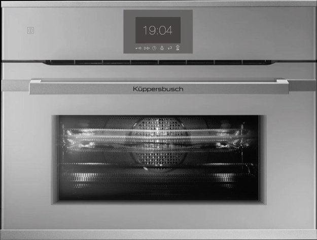 Компактный духовой шкаф с микроволнами Kuppersbusch CBM 6550.0 G1 Stainless Steel (preview 1)