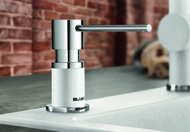 Дозатор для жидкого мыла Blanco Lato Silgranit кофе 525815 (preview 2)