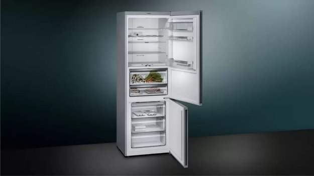 Отдельностоящий холодильник с нижней морозильной камерой SIEMENS KG49NSB2AR (preview 2)
