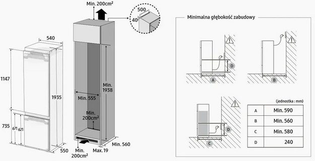 Встраиваемый холодильник Samsung BRB30715EWW (фото 6) Встраиваемый холодильник Samsung BRB30715EWW (preview 6)