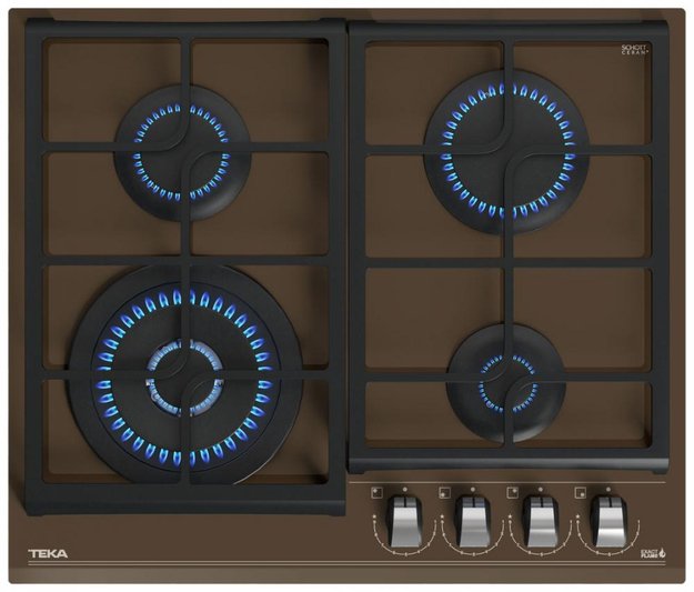 Встраиваемая газовая варочная панель Teka GZC 64320 XBN LONDON BRICK BROWN (preview 1)