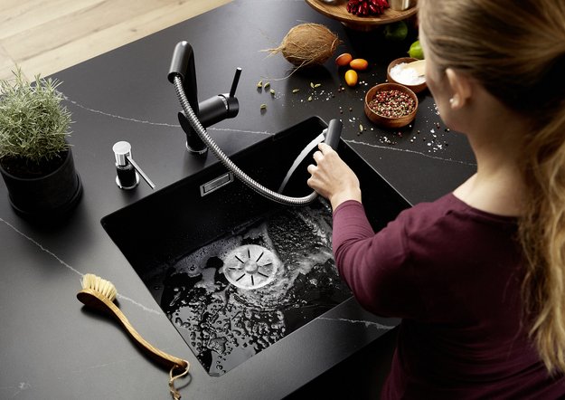 Мойка BLANCO SUBLINE 500-U Silgranit мягкий белый (preview 4)