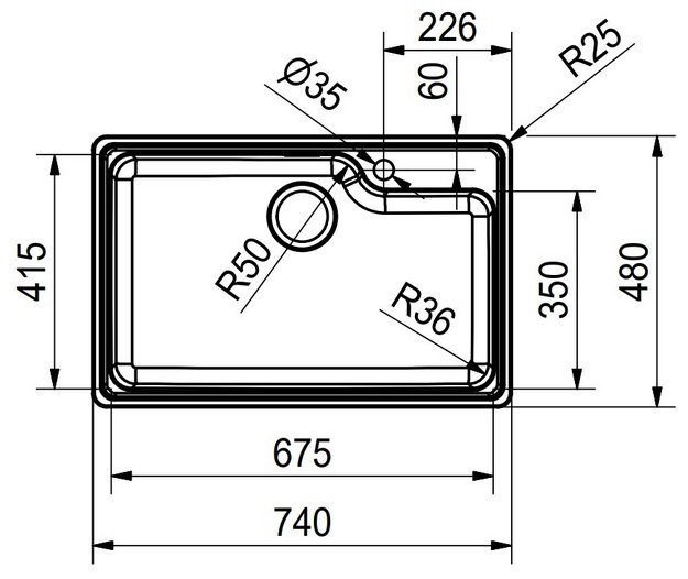Мойка Franke BCX 610-74 TL сталь (preview 2)