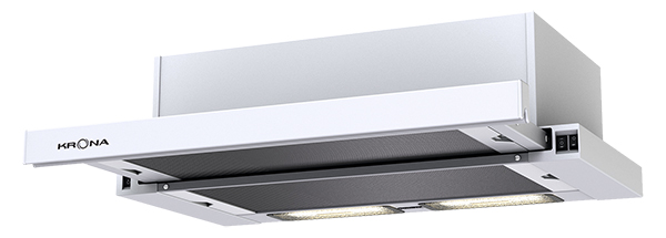 Вытяжка KRONA KAMILLA 600 WHITE (2 мотора) (preview 1)