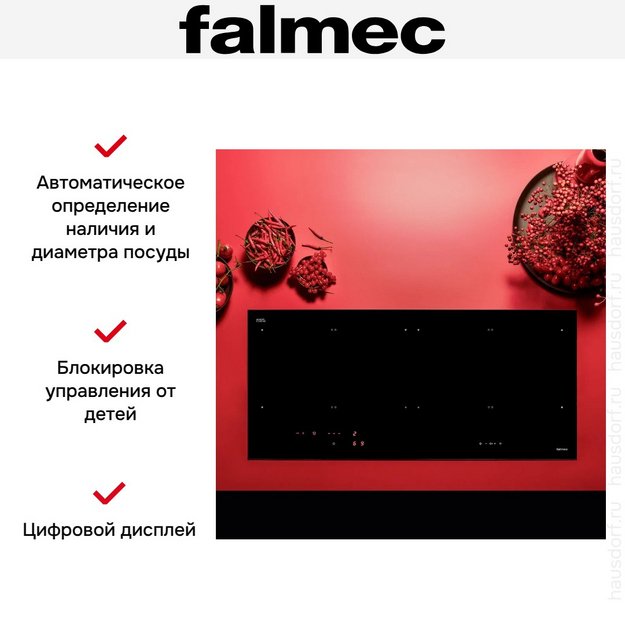 Варочная панель Falmec PIANO INDUZIONE BLACK MATT (88 х 40) Panoramic (preview 5)