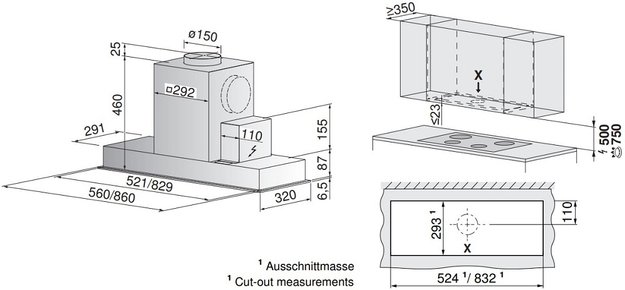 Встраиваемая вытяжка V-ZUG AiroClearCabinet V4000 AE4T-64010 (preview 3)