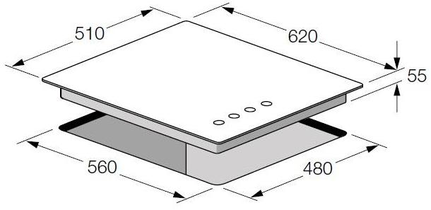 Варочная панель Fulgor Milano FCH 604 G BK (preview 4)