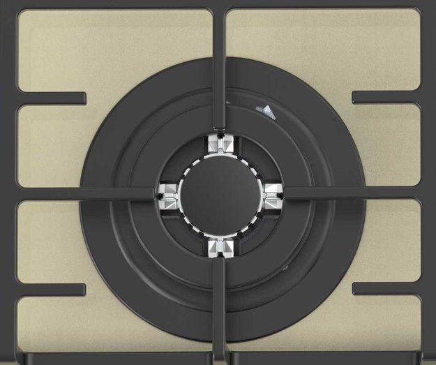 Газовая стеклянная варочная панель Korting HGG 6825 CTB (preview 2)