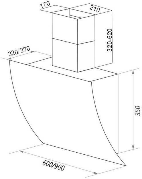 Кухонная вытяжка MAUNFELD Sky Star Push 60 черный (preview 2)