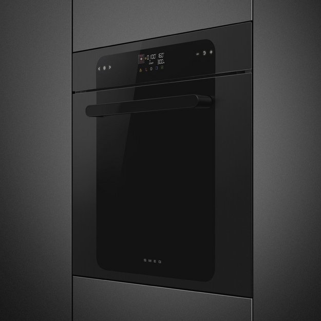 Духовой шкаф с функцией СВЧ Smeg SO6202M2B (preview 2)
