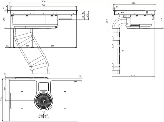 Варочная панель с вытяжкой Elica NIKOLATESLA HP BL/A/83 (preview 9)