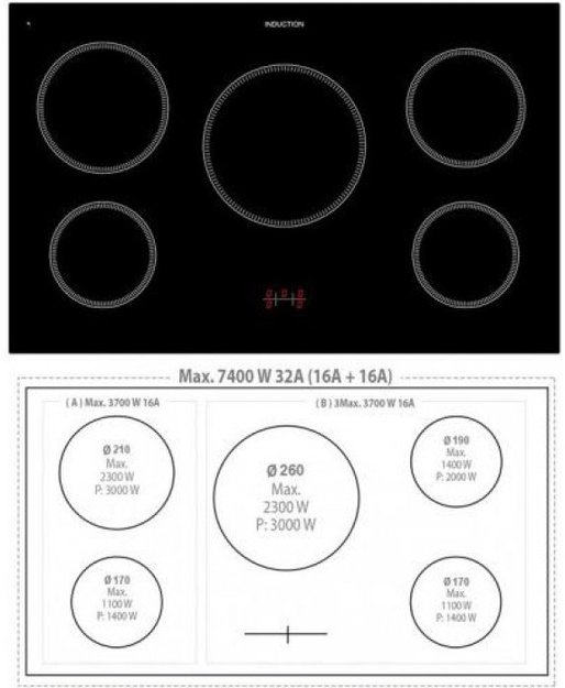 Варочный центр Lofra RNMD96MFTE/5I Br (preview 3)