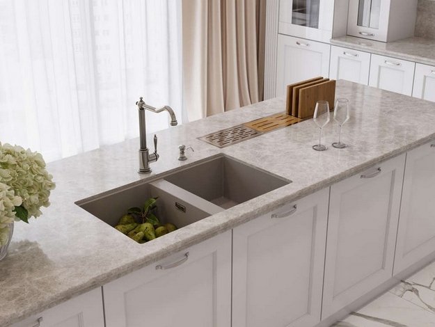 Мойка Omoikiri Kitagawa 83-2-U GB (фото 2) Мойка Omoikiri Kitagawa 83-2-U GB (preview 2)