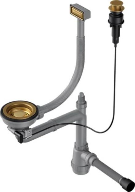 Арматура для одночашевых моек с прямоугольным переливом Omoikiri WK-1-AB-A (preview 1)