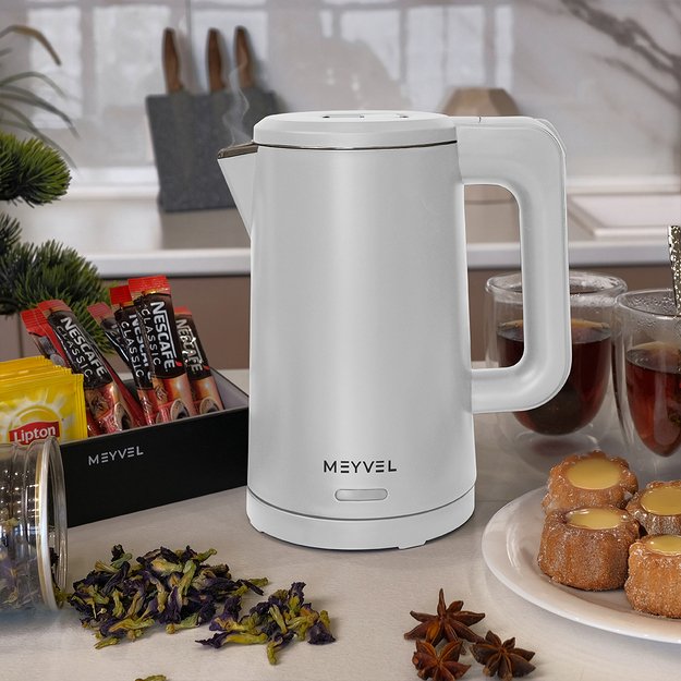 Электрический чайник Meyvel MKE-03T (White) (preview 9)