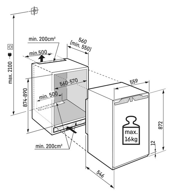 Встраиваемый холодильник Liebherr IRc 3951 (preview 4)