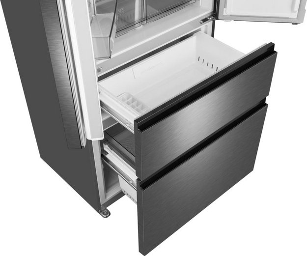 Отдельностоящий холодильник Weissgauff WFD 450 Built-in Inverter NoFrost Dark Inox (preview 11)