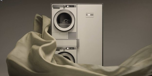 Профессиональная сушильная машина Asko TDC112C (video 2)