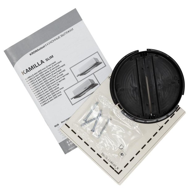 Встраиваемая вытяжка KRONA Kamilla slim 600 inox/inox (2 мотора) (preview 11)