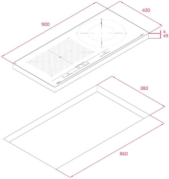 Индукционная варочная панель Teka IZF 93330 MSP BLACK (preview 8)