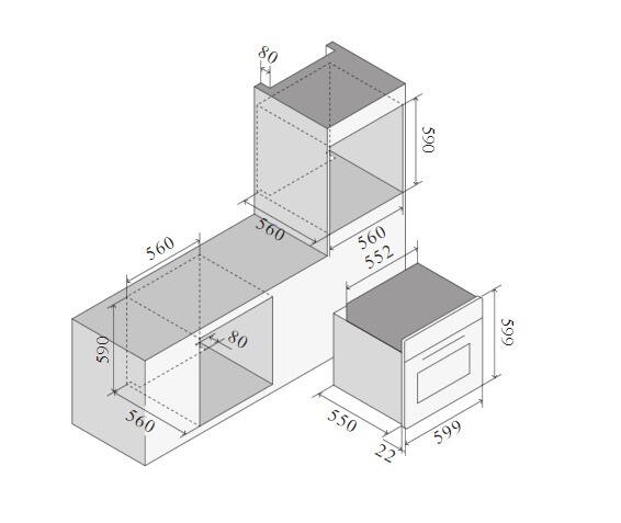 Духовой шкаф ILVE OV60-SNT3/MGB (preview 2)