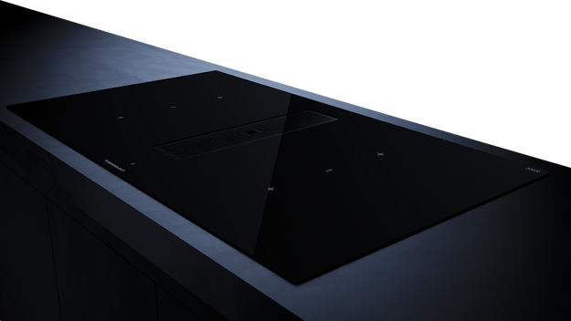 Индукционная варочная панель с вытяжкой Kuppersbusch KMI 9350.0 SR Black Chrome (preview 3)