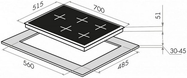 Газовая варочная панель MAUNFELD EGHE.75.33CBG1.R\G (preview 19)