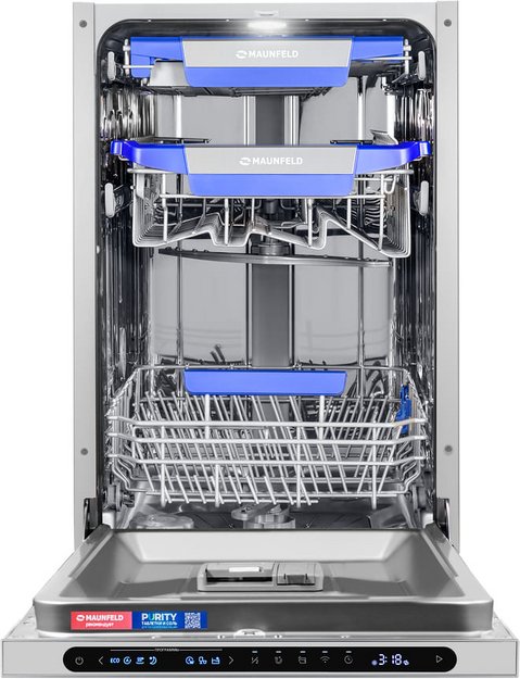Встраиваемая посудомоечная машина Maunfeld MLP45331T Light Beam Wi-Fi (фото 2) Встраиваемая посудомоечная машина Maunfeld MLP45331T Light Beam Wi-Fi (preview 2)