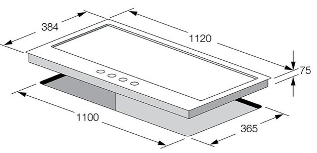 Варочная панель Fulgor Milano CPH 1124 G WK X (preview 4)