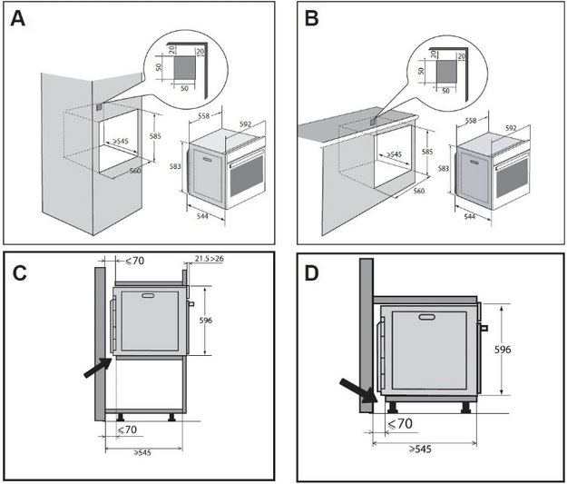 Духовой шкаф с паром De Dietrich DOR4546X (preview 8)