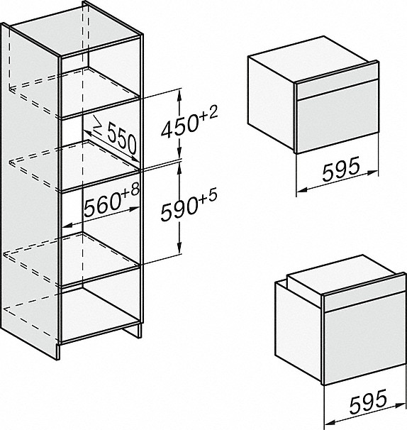 Компактный духовой шкаф с СВЧ Miele H7440BM BRWS новый с витрины (preview 3)