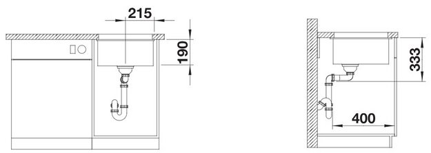 Мойка Blanco ROTAN 400-U Silgranit вулканический серый (preview 4)