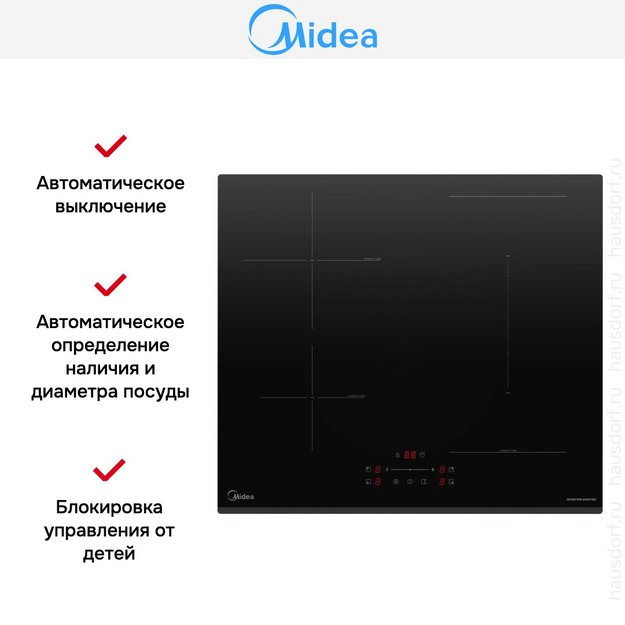 Варочная панель индукционная Midea MIH65783F (preview 8)