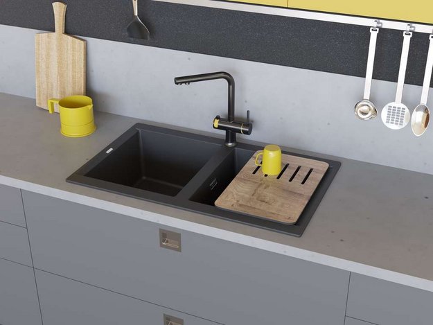 Мойка Omoikiri Banzen 86-2 GB (фото 4) Мойка Omoikiri Banzen 86-2 GB (preview 4)