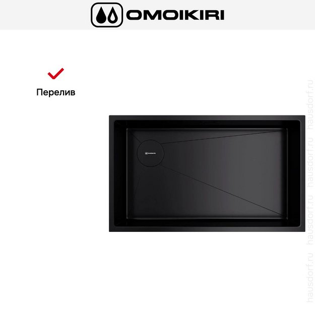 Мойка Omoikiri TAKI 74-U/IF-L Side GB (preview 7)
