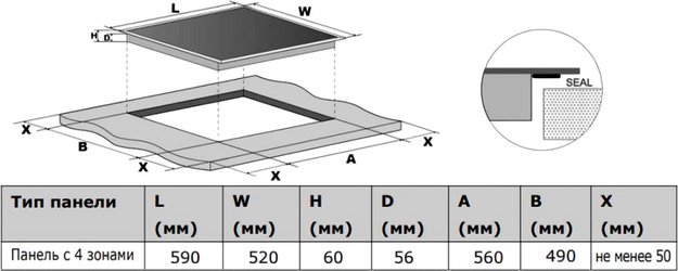 Индукционная варочная панель Haier HHY-Y64FFVB (preview 4)