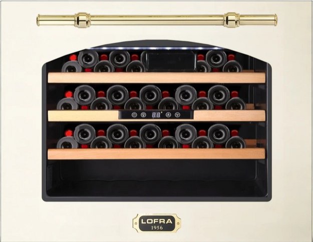 Встраиваемый винный шкаф Lofra ZBRBI24M/O CANTINA 24 AVORIO OTTONE (preview 1)