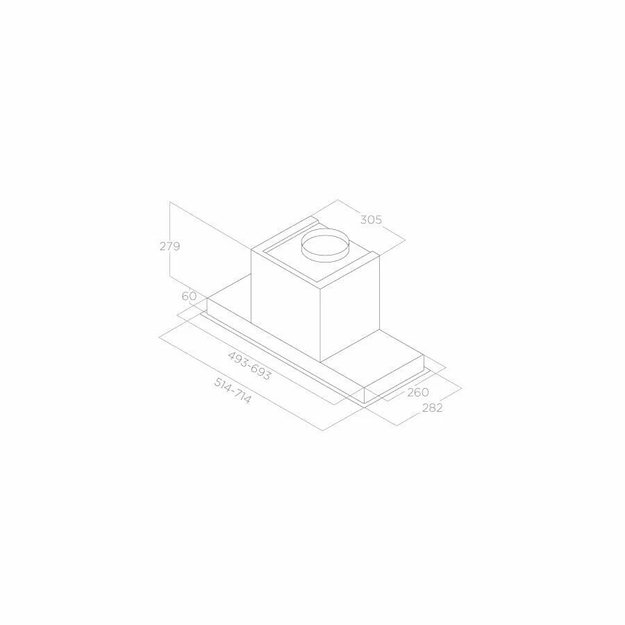 Встраиваемая вытяжка Elica HIDDEN ADVANCE BL MAT/A/52 (preview 4)