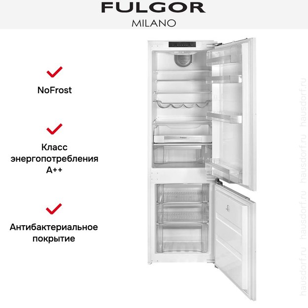 Встраиваемый холодильник Fulgor Milano FBCD 352 NF ED (preview 4)