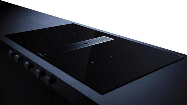 Индукционная варочная поверхность с вытяжкой Kuppersbusch KMI 9850.1 SR-S Copper (preview 3)